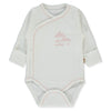 T4036 Боди Д.р. Organic Born With Love Ecru 1 3m Bebetto