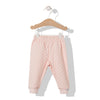 T2746 Pantaloni Veveriță S Inimă Roz 92Cm