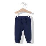 Pantaloni T2864 Pictati cu Mașini Albastru Închis 74Cm