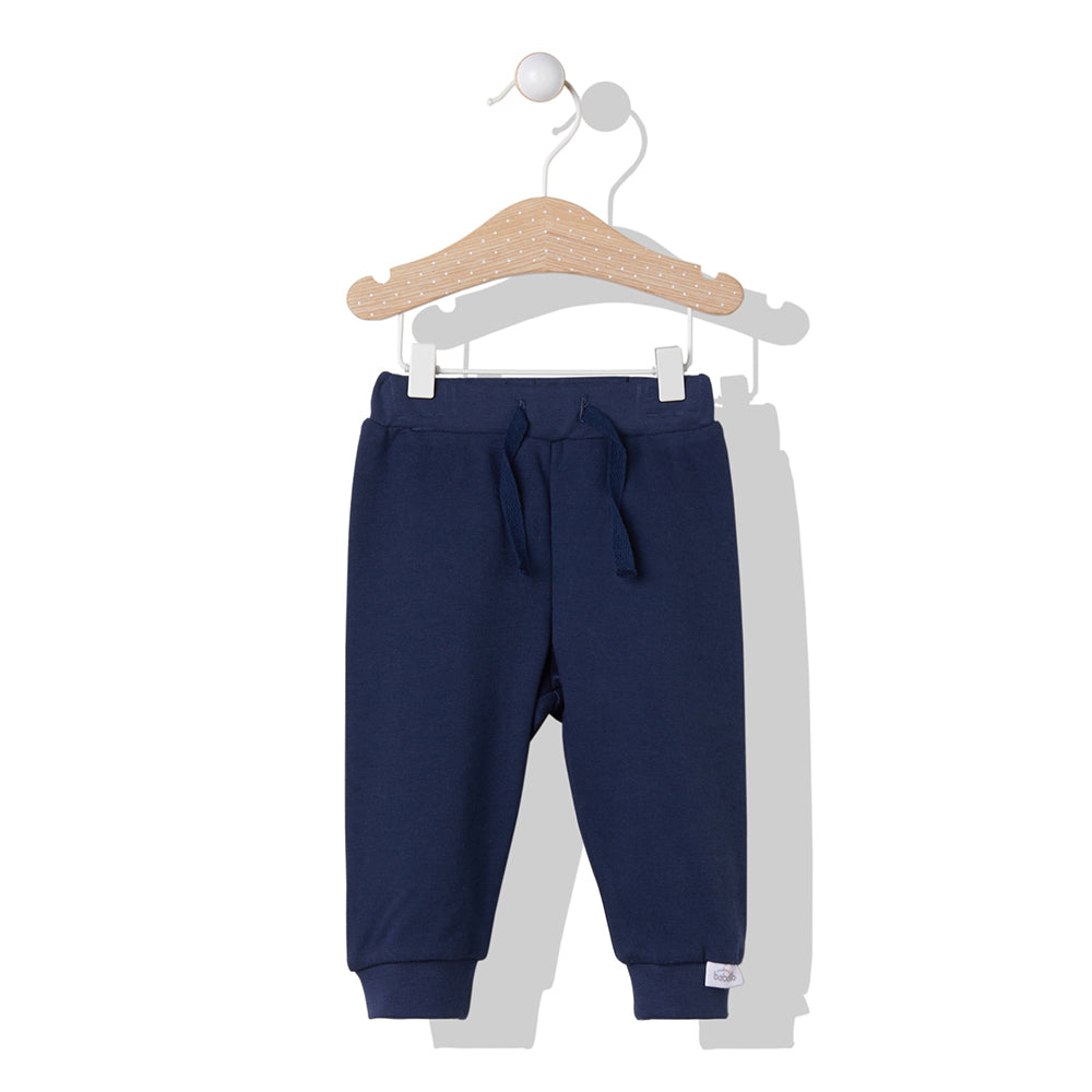 Pantaloni T2864 Pictati cu Mașini Albastru Închis 74Cm