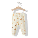 Pantaloni T2767 Wonderland pentru băieți, ecru, 80 cm