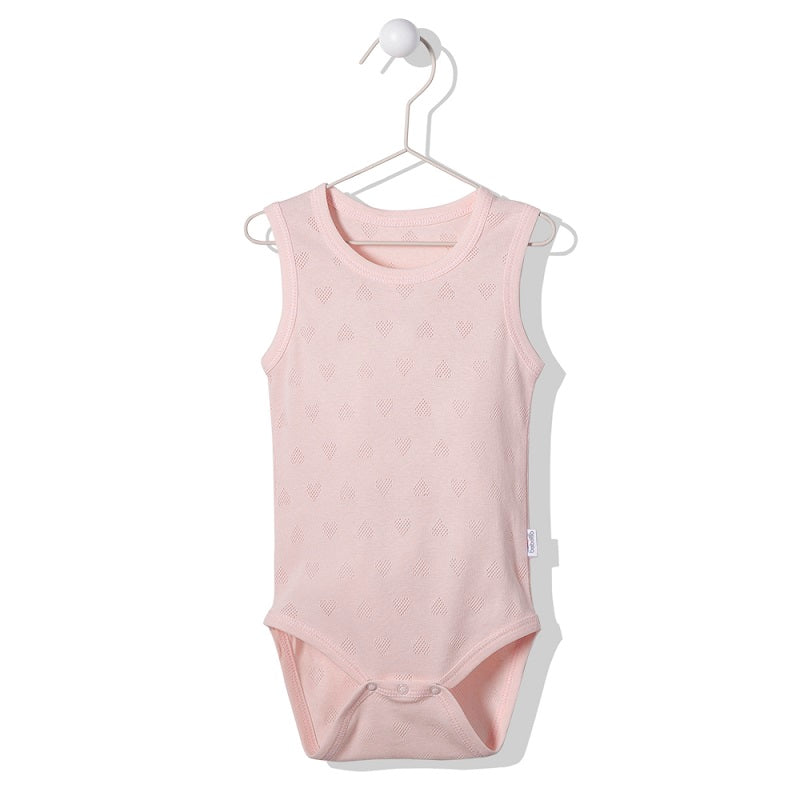 T2996 Боди Потник Hearts Розов 24 36m 98cm Bebetto