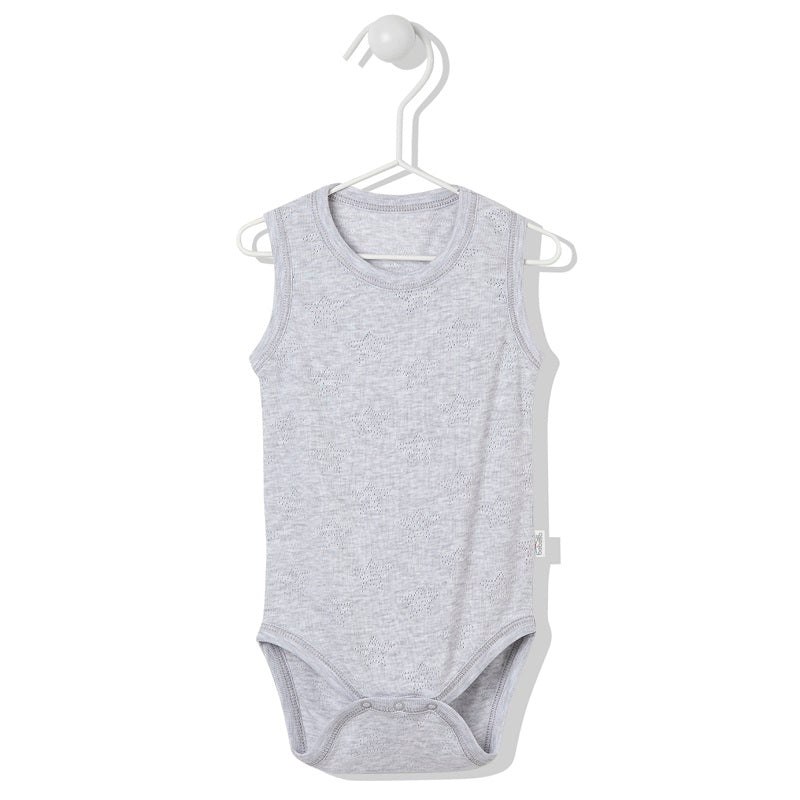 T3003 Боди Потник Stars Сив 18 24m 92cm Bebetto