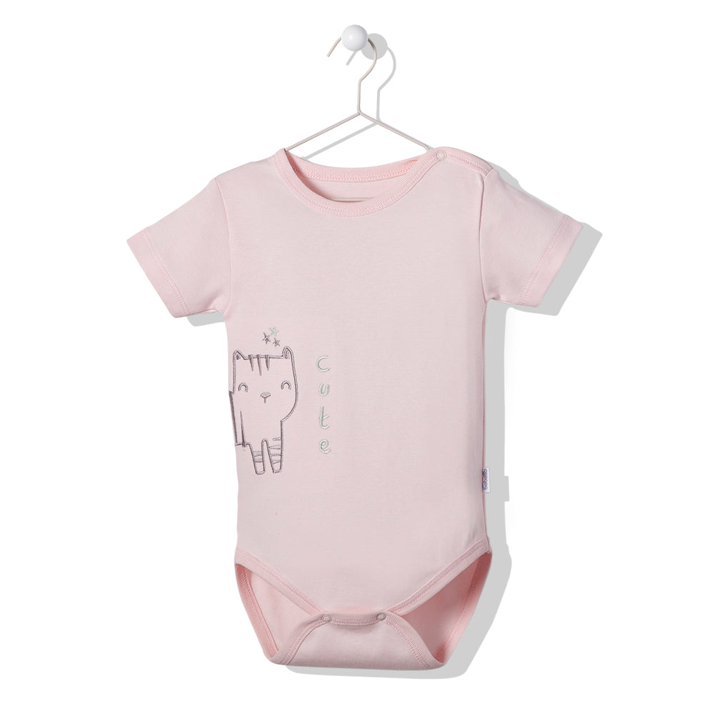 Body T2965, roz drăguț și cool, 24-36 m/98 cm