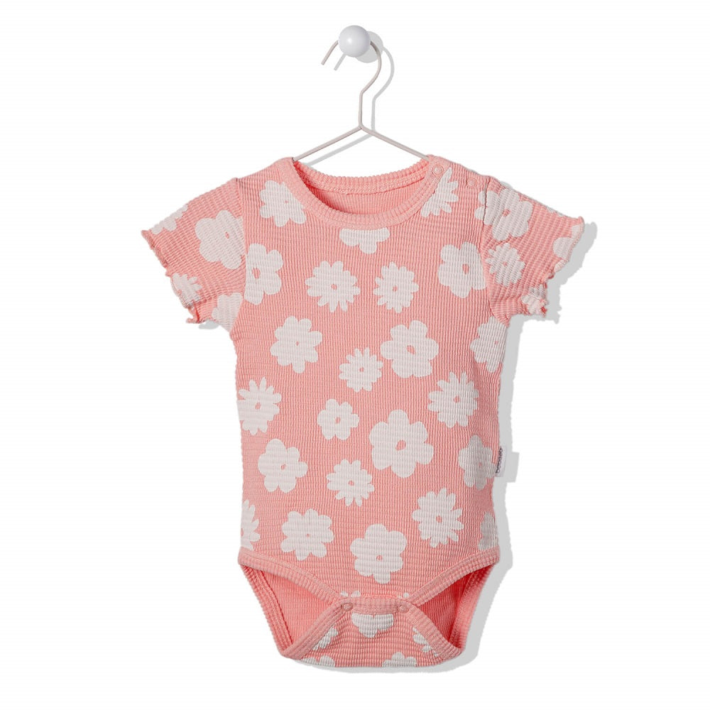 Body T3043 Drăguță margaretă roz 3-6M/68Cm