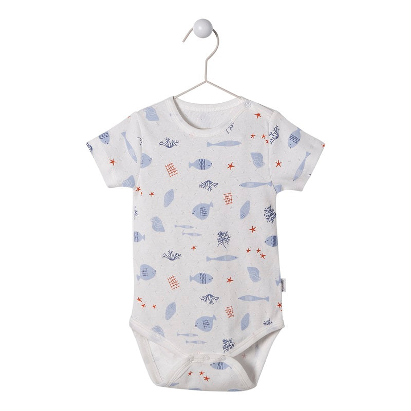 Body T3134 Naivy Live Ecru-Albastru 24-36M/98Cm