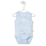 T3164 Боди Потник Butik 2023 Yaz Син 3 6m 68cm Bebetto