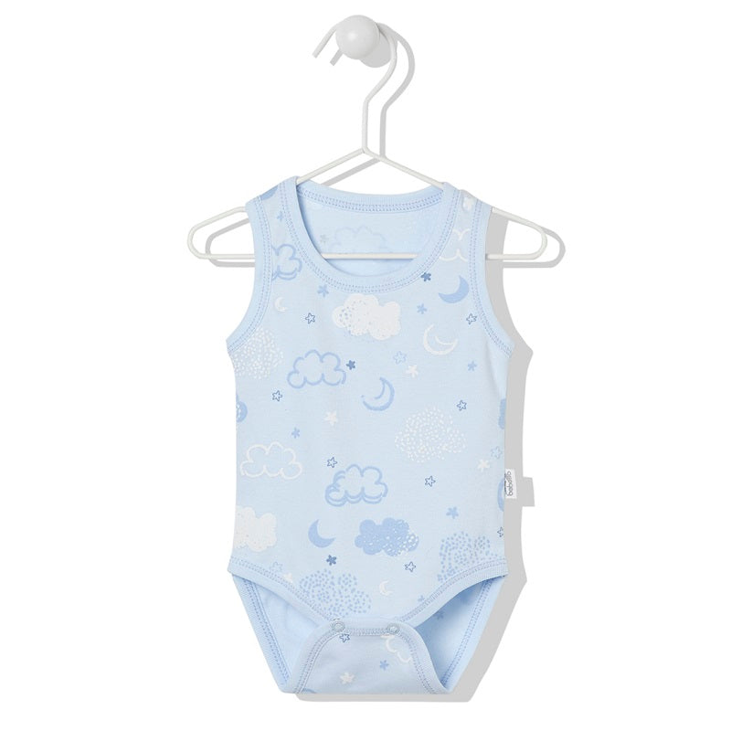 T3164 Боди Потник Butik 2023 Yaz Син 3 6m 68cm Bebetto