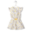 K3938 Рокля Good Vibes Жълт 2y 92cm Bebetto