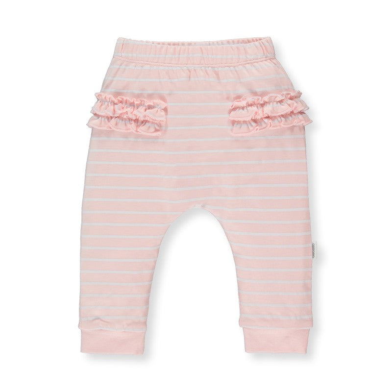 Pantaloni de bebeluși roz pentru cupluri T3216 18-24M/92Cm
