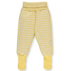 Șosete bebeluși T3222 Kicks-Sock, galbene, pentru cupluri, 9-12 m/80 cm