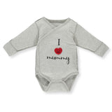 Body T3307 cu imprimeu Mumdad/23 Gri 1-3M/62Cm