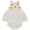 K4383 Ruha 2r. Ethnic Daisy Bézs 24 36h 98cm Bebetto