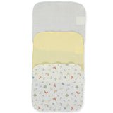 C1058 Кърпи 3 Бр Happy Garden Жълт 20x20cm Bebetto
