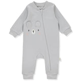 T3573 Bebetto Szürke Besties Kezeslábas 9-12m 80cm