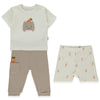 F1476 Пижама 3ч. Baby Carrot 18 24m 92cm Brown Bebetto