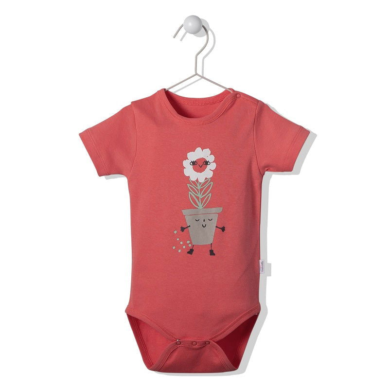T3068 Боди Jolly Good Корал 12-18M/86Cm --- BebeMama