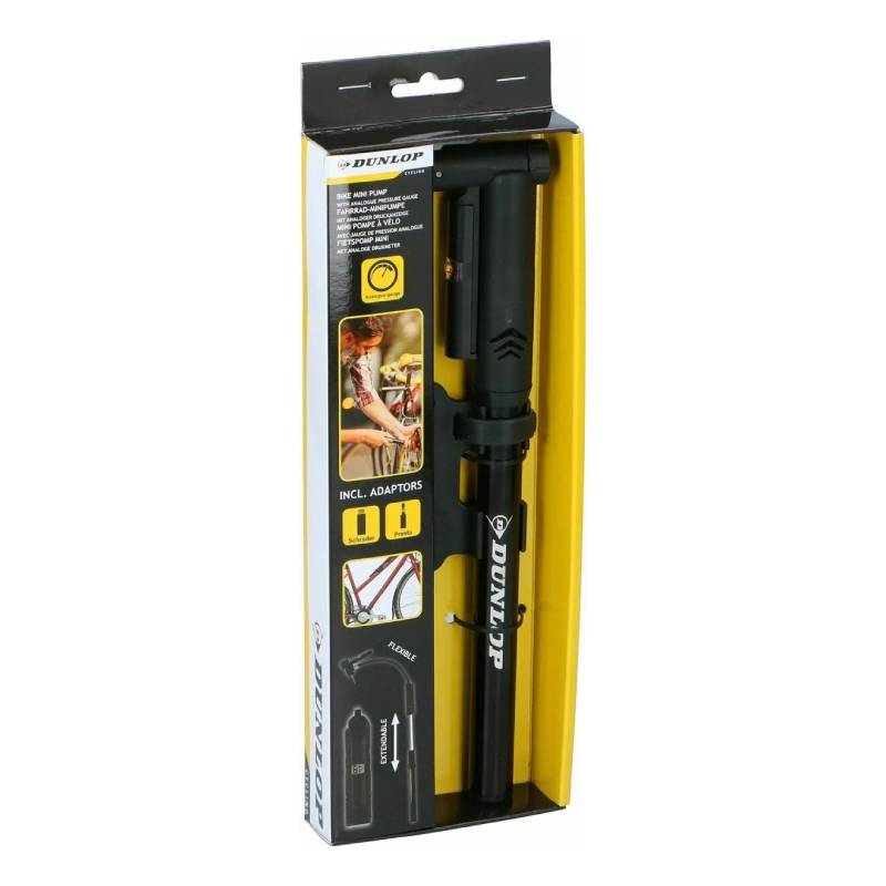 Dunlop Mini Kerékpárpumpa Manométerrel