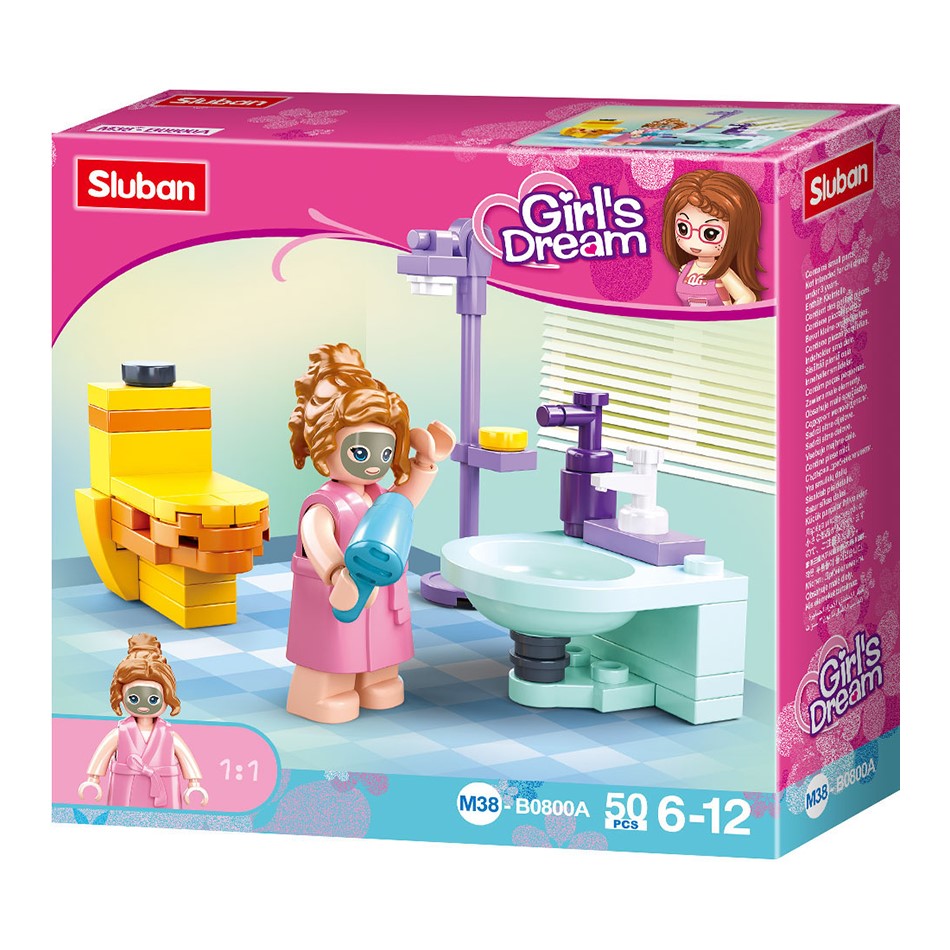 B0800a Конструктор Баня 50ч. Sluban
