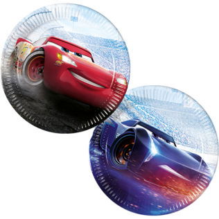 89464 Хартиени Чинийки 8 Бр.23 См. Cars --- BebeMama