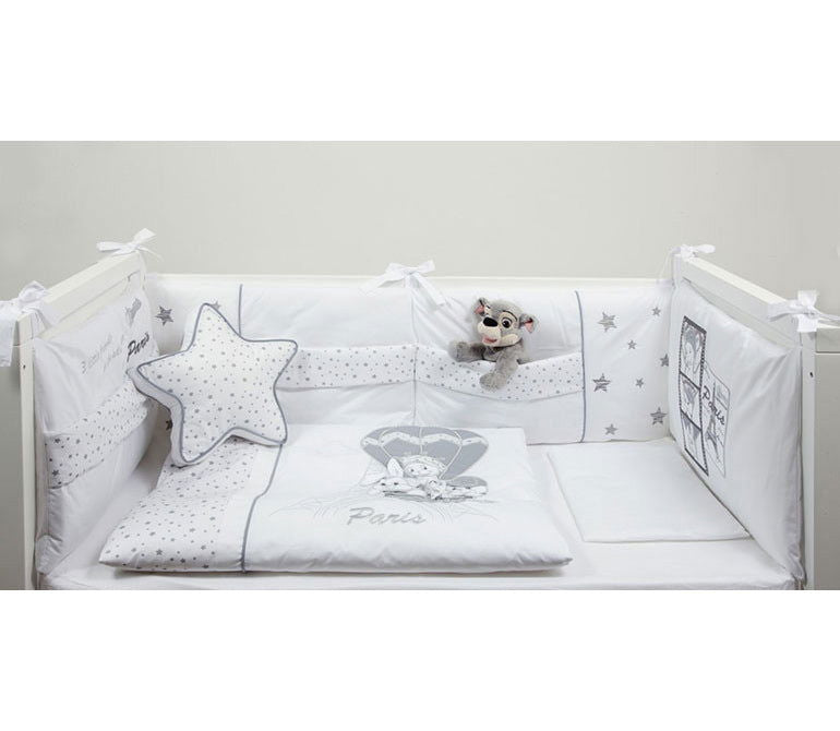 8Ч. Луксозен Спален К-Т Bambino Casa Paris Bianco --- BebeMama