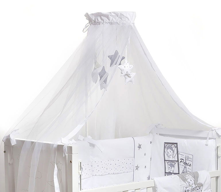 8Ч. Луксозен Спален К-Т Bambino Casa Paris Bianco --- BebeMama