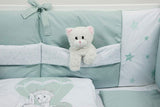 8Ч. Луксозен Спален К-Т Bambino Casa Paris Mint --- BebeMama