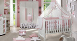 8Ч. Луксозен Спален К-Т Bambino Casa Paris Rosa --- BebeMama