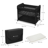 Kinderkraft Moon Dream Бебешка Кошара Black