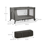 Kinderkraft Joy Simple 2 Бебешка Кошара Dark Grey