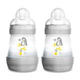 Шише Easy S. Anti Colic Bottle 160ml 2бр Екрю Mam