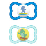 Залъгалки Air Soother Blue 12m+ 2бр. Mam