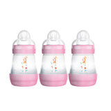 Шише Easy S. Anti Colic Bottle 160ml 3бр Розови Mam