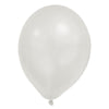 Fényes fehér pasztell léggömbök, 8 db-os, Procos