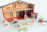 Joc de vorbire și narare în limba bulgară, profesii, departament și stație de pompieri și figurine cu realitate augmentată 41X26X10 în 16 limbi