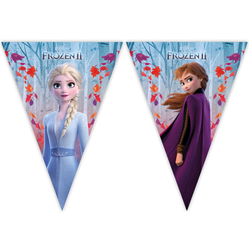 91135 Флагче Триъгълно 9Бр Frozen 2 --- BebeMama