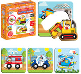 Joc de sortare puzzle-uri cu vorbire și povestire în bulgară, găsește vehiculele potrivite, 24 de modele elective, 12 modele cu dimensiuni 12x12, cu realitate augmentată în 16 limbi, din spumă EVA 12x5x12