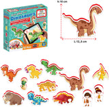 Joc de narațiune cu dinozauri în bulgară, cu realitate augmentată 20X20X7, în 16 limbi