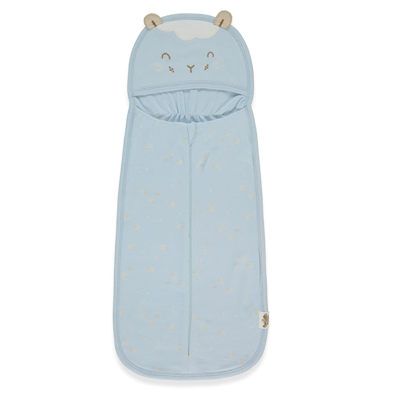 P553 Пелена Organic Sleepy Sheepy Blue 65 Cm Bebetto