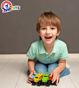 Constructor metalic 30 x 25 x 5 cu șuruburi, piulițe și unelte pentru realizarea a 4 tipuri de Jeep-uri, 370 de piese cu asistență pe Youtube