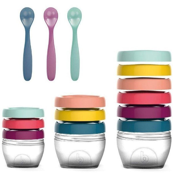 Set boluri (3x120ml + 3x180ml + 6x250ml + 3 lingurițe)
