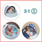 Сгъваема Кошара С Uv-Защита 50+ Aquani Marine --- BebeMama