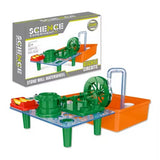 Kit educațional DIY - Moară de vânt electrică - 30 de piese