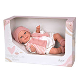 Păpușă Sophie care râde, roz pal, greutate reală - 35 cm