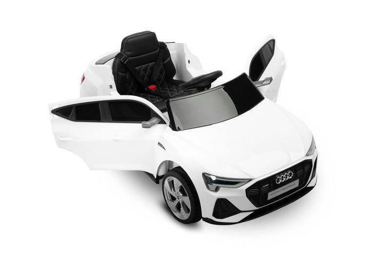 Акумулаторен Автомобил Audi Etron Spоrtback Бял Caretero Toyz --- BebeMama