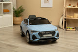 Акумулаторен Автомобил Audi Etron Spоrtback Син Caretero Toyz --- BebeMama