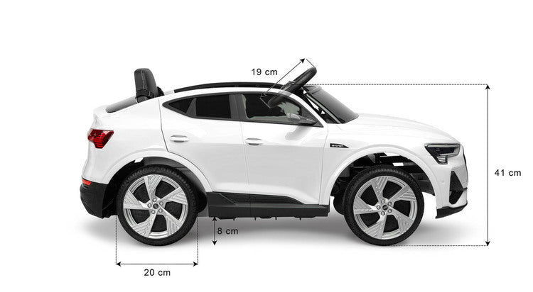 Акумулаторен Автомобил Audi Etron Spоrtback Син Caretero Toyz --- BebeMama