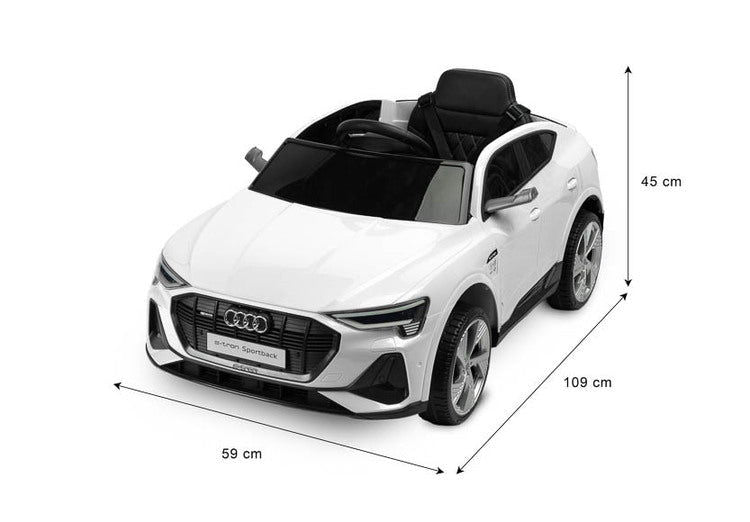 Акумулаторен Автомобил Audi Etron Spоrtback Червен Caretero Toyz --- BebeMama