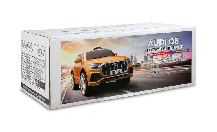Акумулаторен Автомобил Audi Rs Q8 Черен Caretero Toyz --- BebeMama