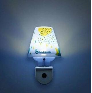 Lampă de noapte cu picături albastre